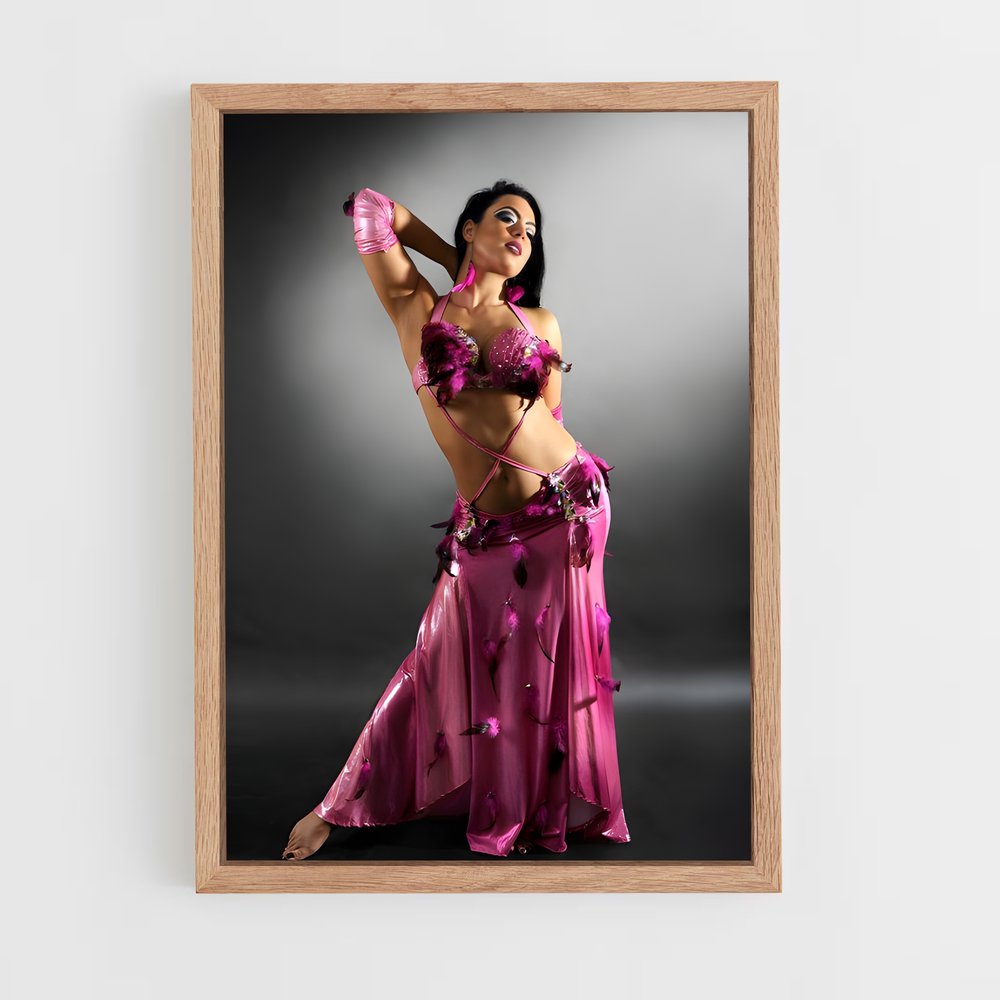 Poster Danse Orientale Rose (vue 4)